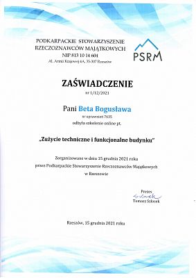 Zużycie techniczne i funkcjonalne budynku